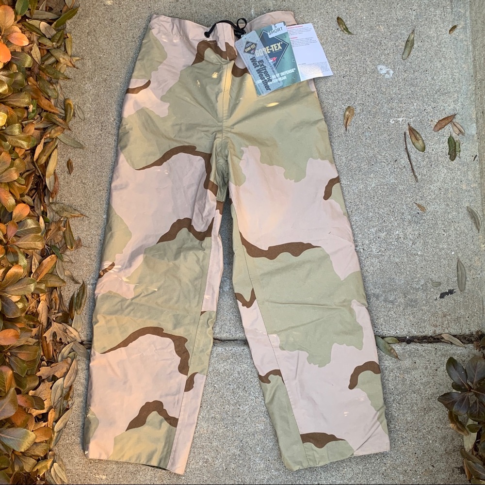 Camo reversible Gore-Tex pants